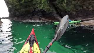 Video 2 of 3, Latheronwheel to Dunbeath and back by sea kayak on 6 Nov 2024.