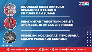 Pemerintah Targetkan Defisit APBN 2024 2,16 Persen | Kominfo Newsroom 2/3