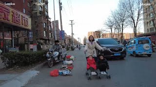 二〇二五  春节前  北京  一路公交车外街道长安街实景      China  Beijing