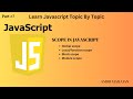 #7. JavaScript Scope Explained | Global, Local, Function, Block & Module Scope