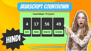 Create a JavaScript Countdown Timer | Html css javascript project