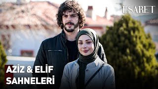 En Çok İzlenen Aziz Elif Sahneleri Sizlerle...💗 |  Esaret Dizisi