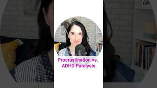 Procrastination or ADHD paralysis? Understanding the difference is key. #adhdlife #adhdpodcast