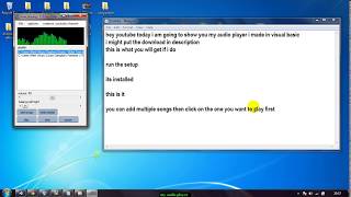 visual basic audio player