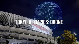 【4K】ドローンショー ＠ 東京オリンピック オープニングセレモニー (July 23rd 2021)