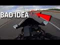 Stuck in A Storm *BAD IDEA* | Yamaha R7 Motovlog