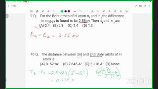 CPGET 2024 Day 12: Coordination Compounds : Dr.G. Srinivas Reddy \u0026 Atomic Structure Dr. T. Deepika