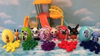 Bing Bunny learning colours with EGGS!