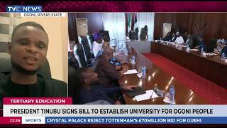 President Tinubu Signs Bill To Establish University For Ogoni People