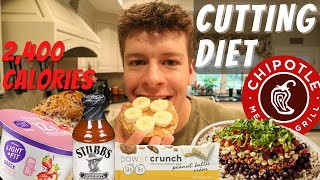 FULL DAY OF EATING ON A CUT | IIFYM Calorie Deficit | 2,400 Calories