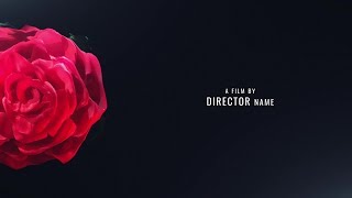After Effects template | Love Romantic Valentine Cinematic Movie Title Sequence Teaser Trailer Intro