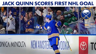 Highlight: Jack Quinn Scores First NHL Goal | Buffalo Sabres