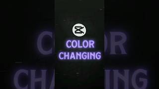 CapCut | Color Changing Text Tutorial 🔥💀 | #tutorials #shorts