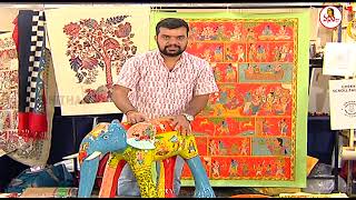 చెక్క, ఖద్దర్ వస్త్రంపై అద్భుతమైన చిత్రాలు | Paintings On Wood And Khaddar Cloth | Vanitha Tv