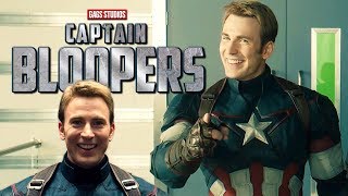 Captain Bloopers | Chris Evans Hilarious and Epic Bloopers, Gags and Outtakes Compilation