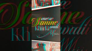 Mere samne wali Khirki | cover song | #shorts #music @AliAbbasOfficial12