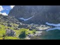 beautiful hike to cream lake vancouver island bc