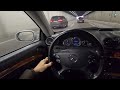 mercedes benz clk 163hp pov drive in sunset