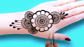 most beautiful backhand  Arabic mehndi-Eid special Arabic henna design 2021-easy and stylish mehndi