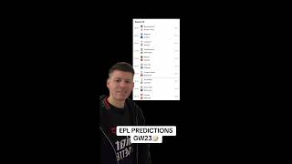 EPL PREDICTIONS GW23📝 #footballpredictions