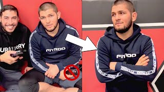 Khabib receives hilarious reminder from Coach Javier Mendez