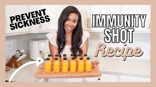 HOW TO MAKE IMMUNITY SHOTS TO PREVENT GETTING SICK // LoveLexyNicole