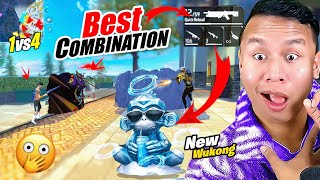 New Ice Wukong 1st Solo Vs Squad Op Gameplay 😱 Tonde Gamer - Free Fire Max