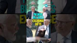 PM Modi, Bill Gates Exchange Gifts Post Digital Revolution Talks | Watch