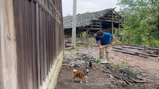 Wife Leaves, Grieving Man Renovate Abandoned House in the Mountains, Restores a New Life