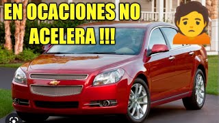2008-2012 Chevrolet Malibu NO ACELERA !!! Codigo P2135
