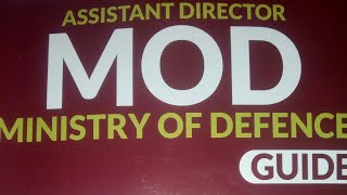 #Ministry_of_Defence Job test  #Descriptive_Tests_Preparations | #Assistant_Director Grade 17 #2019