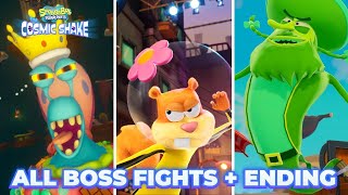 SpongeBob SquarePants: The Cosmic Shake - All Boss Fights + Ending