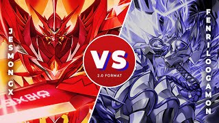 2.0 Jesmon v Fenriloogamon: Tamekmikazuchi - DCGO SIM Gameplay Commentary!