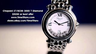 Chopard 27/8236-3005 7 Diamond Happy Sport 31mm Stainless Steel