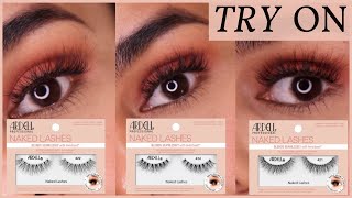 ARDELL NAKED LASHES TRY ON