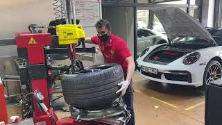 Super Fast Tire Change/ Porsche 911-922 ~ 315/30/21