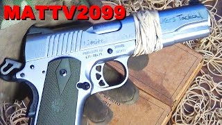 Shooting a 1911 Pistol Wrapped With RUBBER BANDS