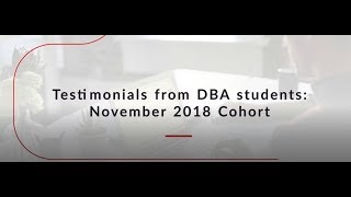 University of Northampton DBA | Distance Learning : Student Testimonial