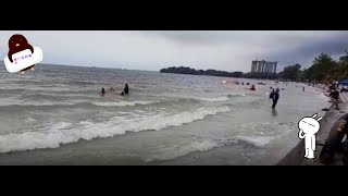 BEACH，海邊沙滩,波德申,Port Dickson,听听海浪，吹吹海风