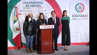 15/12/2021 Conferencia de Diputadas de Morena, encabezados por la Dip. Andrea Chávez Treviño