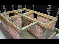 ¿Cómo construir una casa paso a paso desde la cimentación MINIATURE HOUSE WITH REAL MATERIALS