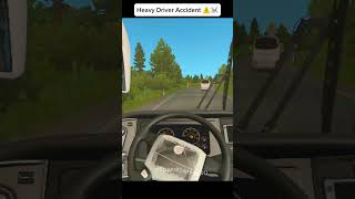 Heavy Driver Accident ⚠️😂 Euro Truck Simulator 2 | Gameplay with Old Songs ♥️#shorts #youtubeshorts
