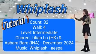 Whiplash (Tutorial) - Line Dance