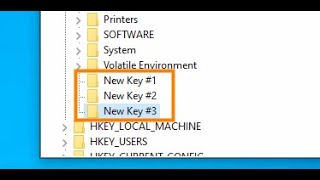 delete multiple registry key using for loop bash script