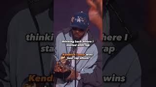Kendrick Lamar Wins Best Rap Album At Grammys 🏆#grammy2023