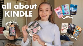 all about my kindle📖💌 (pros/cons, kindle unlimited recs, kindle app + more)