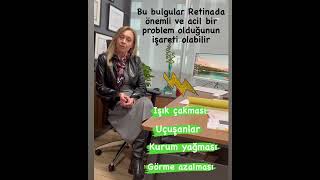 Bu Belirtiler Retina Problemlerinin Habercisidir! | Prof. Dr. Nilüfer Berker