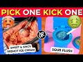 Pick One, Kick One | Spicy VS Sour 🌶️🍋 | JUNK FOOD EDITION | Riddle Realm