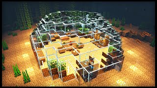 Minecraft Underwater House : How to make an Easy Underwater House (tutorial)