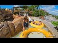 [4K] Fun Raft Water Ride - Gangplank Falls - Disney's Typhoon Lagoon